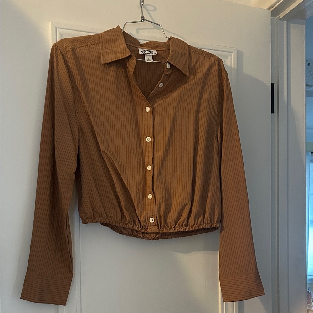 Future Collective Long Sleeve Button Down sz Small